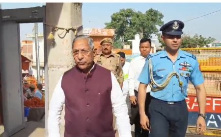 अयोध्या दौरे पर भावुक हुए राज्यपाल नंदकिशोर यादव: “अपने पाहुन भगवान राम के घर आया हूं”