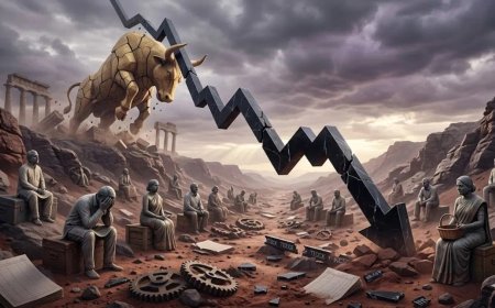 शेयर बाजार में भारी गिरावट: सेंसेक्स 800 अंक लुढ़का, निफ्टी 24,400 के नीचे, जानें 7 बड़े कारण