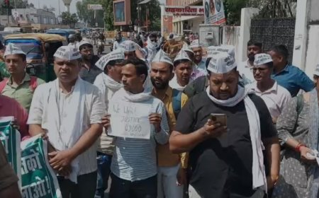 69000 शिक्षक भर्ती विवाद: आरक्षण घोटाले के खिलाफ अभ्यर्थियों का लखनऊ में प्रदर्शन, विधानसभा घेराव का ऐलान
