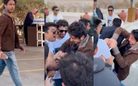 दोस्त की शादी में आर्यन खान ने मचाई धूम, जूता चुराई रस्म का वीडियो वायरल