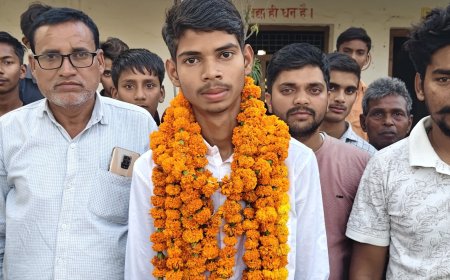 प्रतापगढ़ के सत्यम यादव ने रचा इतिहास, यूपी मेरिट में चौथा और जिले में पहला स्थान हासिल