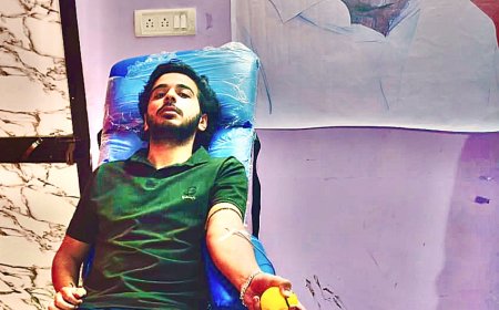 अयोध्या में रक्तदान शिविर, युवाओं ने दिखाया उत्साह, 18 यूनिट रक्त हुआ संग्रह