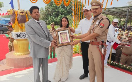 कौशांबी पुलिस लाइन में दीक्षांत परेड समारोह संपन्न, 390 प्रशिक्षु आरक्षी बने सेवा के लिए तैयार