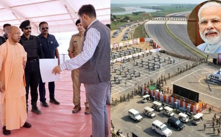 हरदोई में सज गया PM मोदी का भव्य मंच, गंगा एक्सप्रेसवे के लोकार्पण से बदल जाएगी यूपी की सूरत