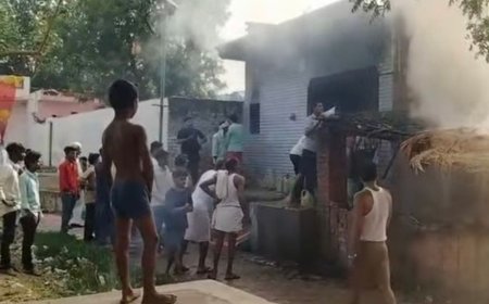 कौशांबी में गैस सिलेंडर ब्लास्ट, चाय बनाते समय हादसा, महिला गंभीर रूप से झुलसी