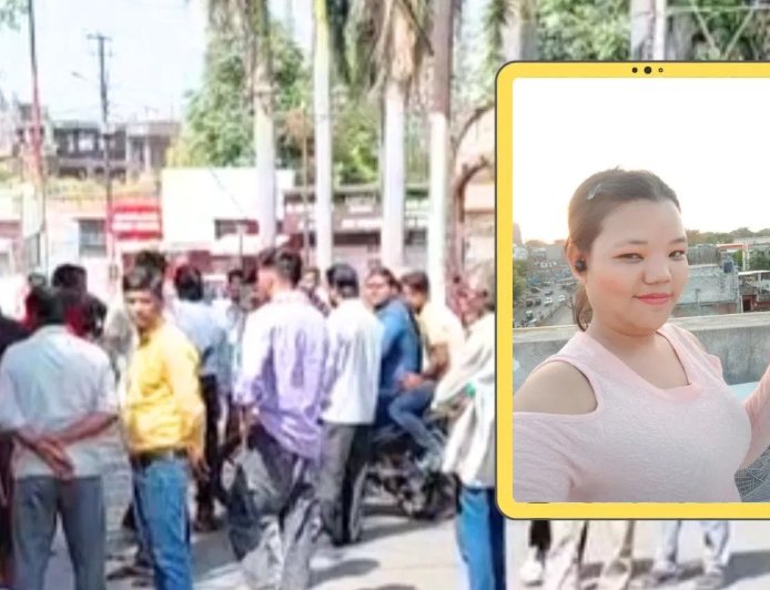 झांसी में मणिपुर की युवती की संदिग्ध मौत से हड़कंप, कब्रिस्तान में पति-बॉयफ्रेंड में जमकर हुआ बवाल
