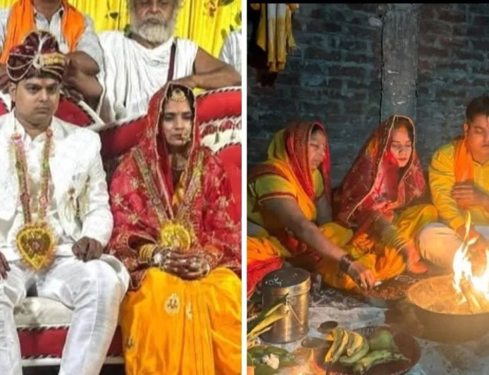 गाजीपुर में अंतरधार्मिक विवाह चर्चा में, मुस्लिम युवती ने हिंदू रीति से लिए सात फेरे