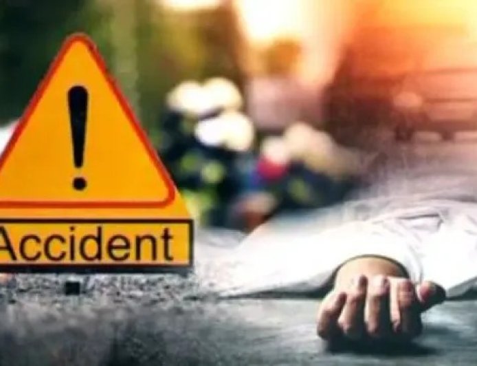 लखनऊ में सफेद फॉर्च्यूनर ने पहले स्कूटी सवार को को उड़ाया, फिर फुटपाथ पर सो रहे मजदूरों को रौंदा, एक की मौत, दो घायल