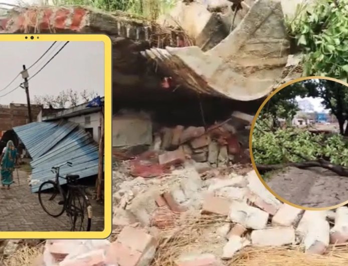 यूपी में आंधी-बारिश का तांडव: 18 की मौत, कई जिलों में तबाही और बिजली व्यवस्था चरमराई