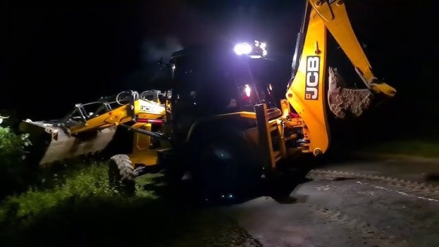 कौशाम्बी में आधी रात जेसीबी से सड़क और दीवार तोड़ी, भाजपा नेता के पति पर गंभीर आरोप