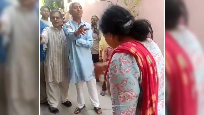 बागपत में आवारा कुत्तों को लेकर बड़ा विवाद, नगर पालिका टीम से भिड़ी महिला