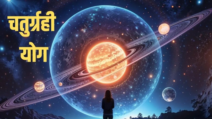 चतुर्ग्रही योग से बदलेगी किस्मत, 4 राशियों के लिए अगले 48 घंटे बेहद शुभ