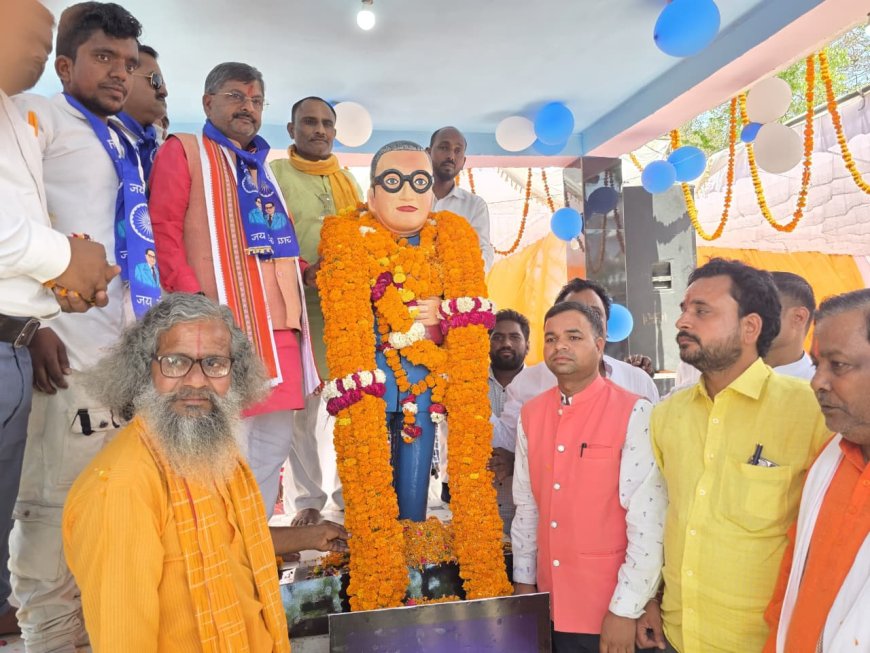 अंबेडकर जयंती पर रुदौली में भव्य जनसभा, विकास योजनाओं और सामाजिक समरसता पर जोर