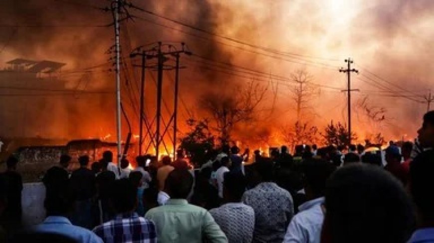 लखनऊ के विकास नगर में भीषण अग्निकांड, दो मासूम बहनों की जलकर मौत