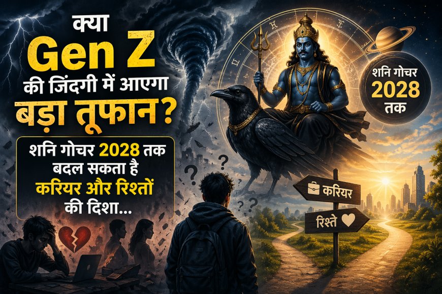 क्या Gen Z की जिंदगी में आएगा बड़ा तूफान? शनि गोचर 2028 तक बदल सकता है करियर और रिश्तों की दिशा