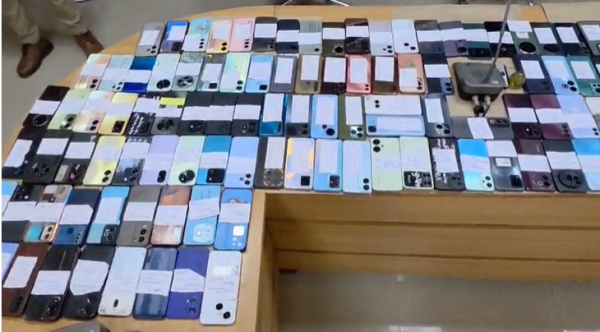 फतेहपुर पुलिस की बड़ी कामयाबी: 32 लाख के 210 गुम मोबाइल बरामद, मालिकों को लौटाए