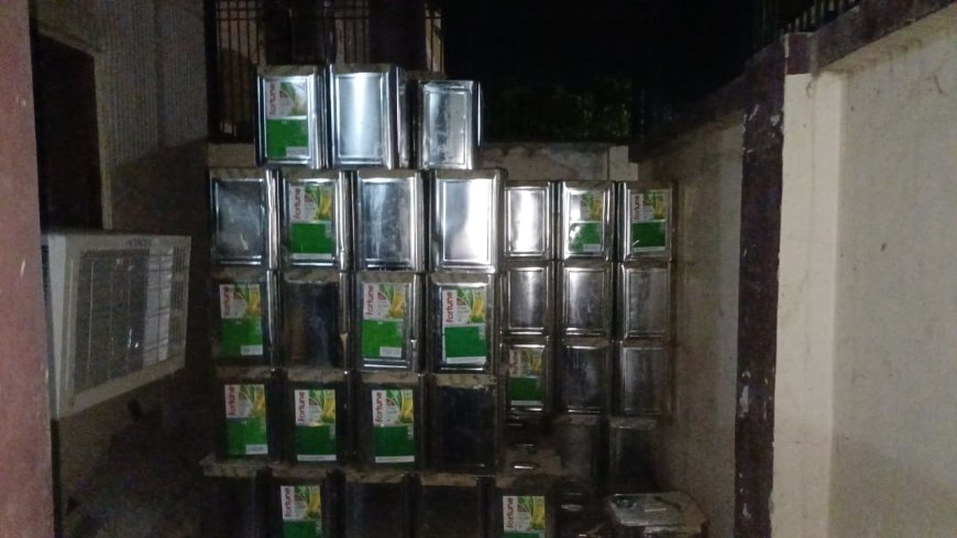 अयोध्या में नकली ‘फॉर्च्यून’ तेल का बड़ा खुलासा, पुलिस छापे में भारी मात्रा में डुप्लीकेट माल बरामद