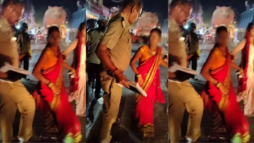 थाने के बाहर इंसाफ या ज्यादती? दारोगा ने महिला को मारी लात, वीडियो वायरल होते ही मचा हड़कंप