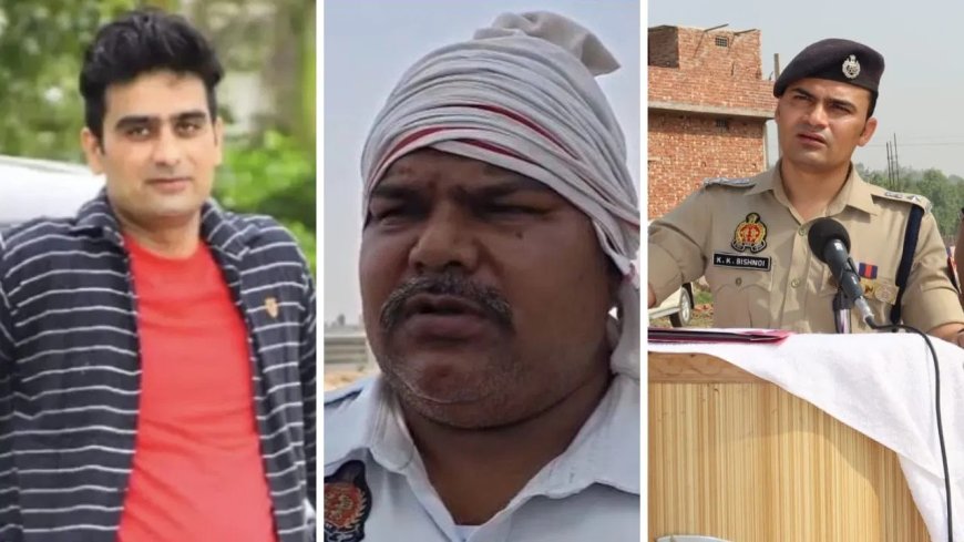 संभल में ट्रैफिक पुलिस में बवाल, हेड कांस्टेबल और टीएसआई में विवाद, दोनों लाइन हाजिर