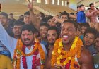 बाहुबली बृजभूषण का भौकाल देख अमेरिकी फिटनेस स्टार एश्टन हॉल भी हैरान, आलीशान कोठी-हेलिकॉप्टर और घोड़ों ने लूटी महफिल