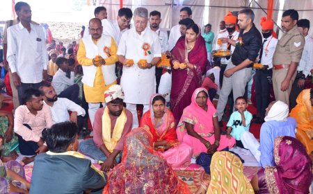 मजदूर दिवस पर अयोध्या में 167 जोड़ों का सामूहिक विवाह, हर जोड़े को मिली 85 हजार की सहायता