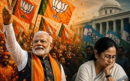बंगाल में दीदी का किला ढहा, चली मोदी की सुनामी… रुझानों में BJP बहुमत के पार, क्या छुएगी 200 का जादुई आंकड़ा?
