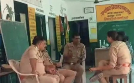 कानपुर के स्कूल में सियासी संग्राम, पुलिस पहरे में पढ़ाई; 7 बच्चों तक सिमटी उपस्थिति