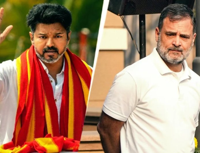विजय का पावर गेम… राहुल गांधी के करीबी नेता का बड़ा बयान, क्या स्टालिन को छोड़ एक्टर का हाथ थामेगी कांग्रेस?
