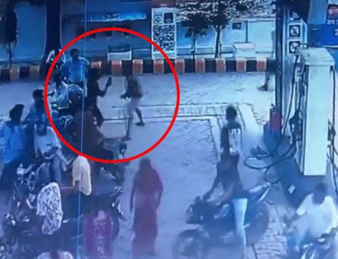लखनऊ के सीएनजी पंप पर दबंगई, कतार तोड़ने का विरोध करने पर परिवार को दौड़ा-दौड़ा कर पीटा