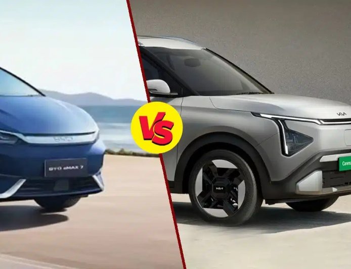 इलेक्ट्रिक MPV सेगमेंट में बढ़ी टक्कर, जानिए Kia Carens Clavis EV और BYD eMax 7 में कौन है ज्यादा दमदार