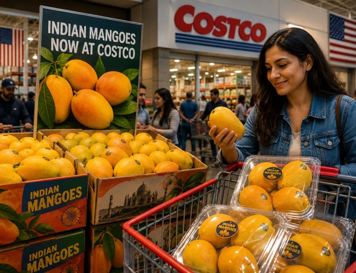 भारत के आमों ने अमेरिका में मचाई धूम… Costco तक पहुंचा केसर आम, कीमत सुनकर चौंक जाएंगे आप