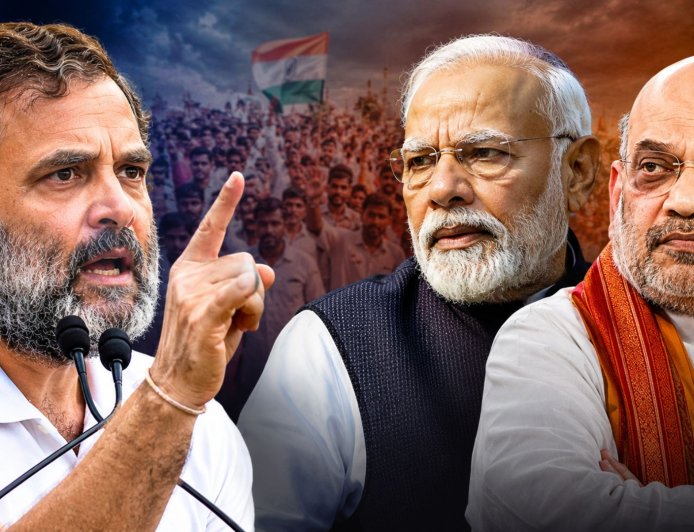 'पीएम मोदी और गृहमंत्री अमित शाह गद्दार', राहुल गांधी ने दी लोगों को चेतावनी, बोले - आर्थिक तूफान आने वाला है 
