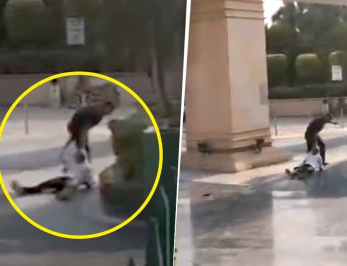पत्नी से मारपीट का आरोप… जनेश्वर मिश्र पार्क में युवक को गार्ड ने घसीटा, पत्नी-बच्चों के सामने हुआ हंगामा