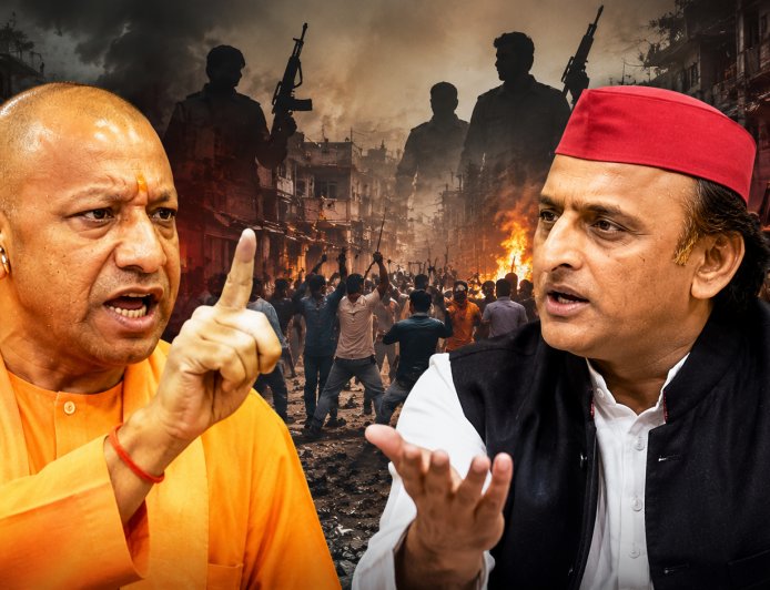 'माफियाओं के सामने नाक रगड़ती थी सपा', मऊ में सीएम योगी का समाजवादी पार्टी पर बड़ा हमला, बोले - रामलीला-यज्ञ रोकने वालों का हश्र रावण-कंस जैसा होगा
