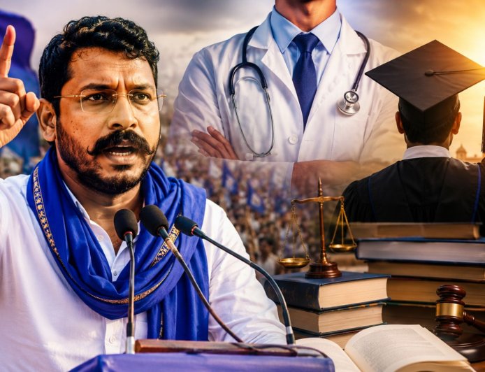 1 रुपए में डॉक्टर तो फ्री में बनेंगे वकील और इंजीनियर, 2027 के चुनाव से पहले चंद्रशेखर का बड़ा दांव, गठबंधन के लिए पार्टियों को दिया खुला ऑफर 