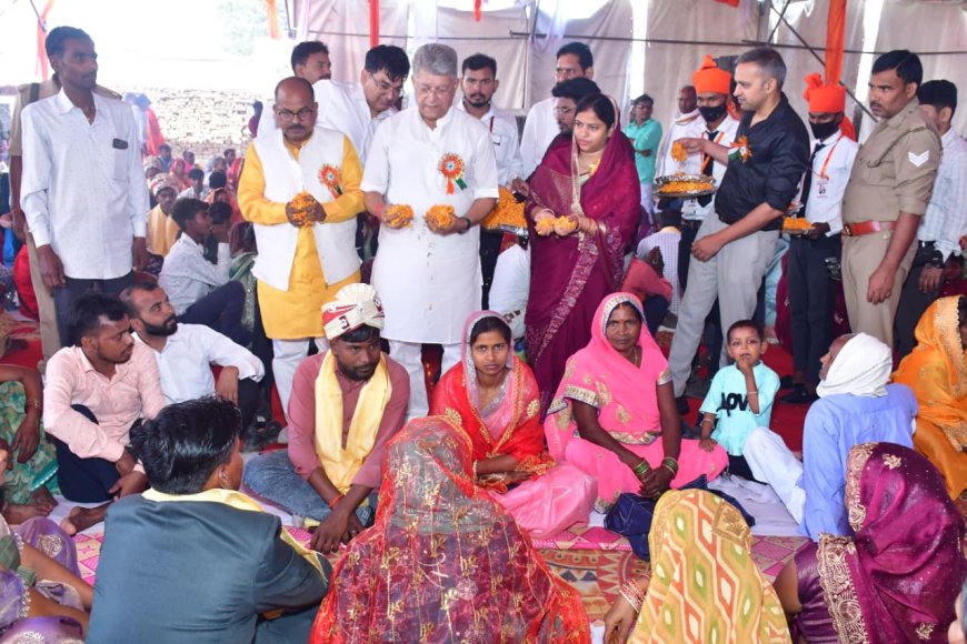 मजदूर दिवस पर अयोध्या में 167 जोड़ों का सामूहिक विवाह, हर जोड़े को मिली 85 हजार की सहायता