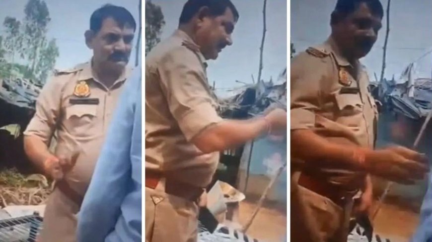 बिजनौर में पुलिस की दबंगई 12 सेकंड में युवक पर बरसे थप्पड़, वायरल वीडियो से मचा हड़कंप