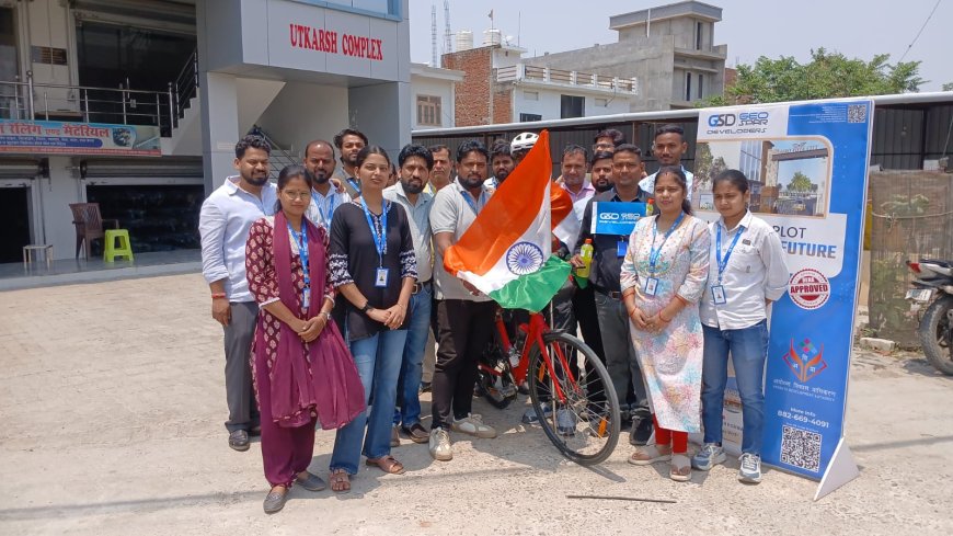 कारगिल शहीदों को समर्पित 3000 किमी यात्रा: अयोध्या पहुंचे युवा साइक्लिस्ट शिवम्, बनाया विश्व रिकॉर्ड का लक्ष्य