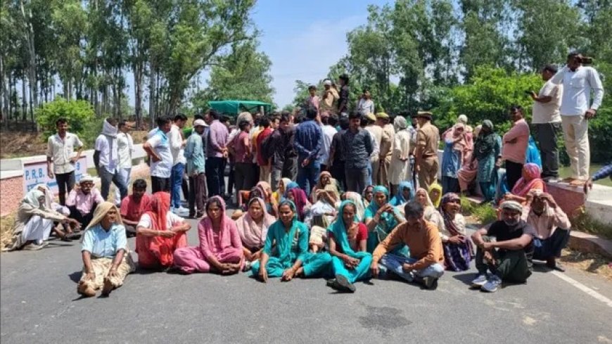 नहर में कूदे 12 साल के बच्चे का पांचवें दिन भी नहीं मिला सुराग, गुस्साए ग्रामीणों ने हाईवे किया जाम