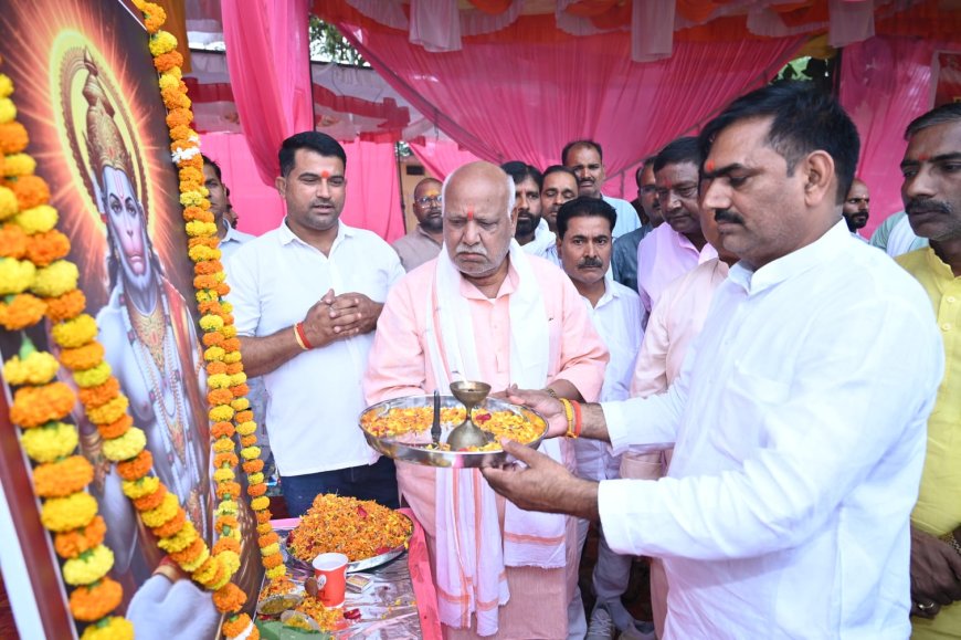 तारुन ब्लॉक में बड़े मंगल पर भव्य भंडारा, हनुमान पूजा में उमड़ी श्रद्धालुओं की भारी भीड़
