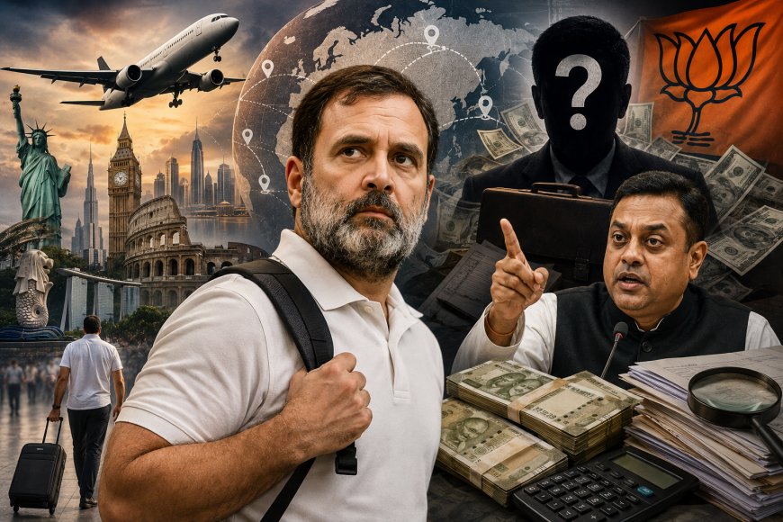 राहुल गांधी की 54 विदेश यात्राओं पर 60 करोड़ खर्च… 22 साल का हिसाब मांग बीजेपी ने पूछा- कहां से आया पैसा?