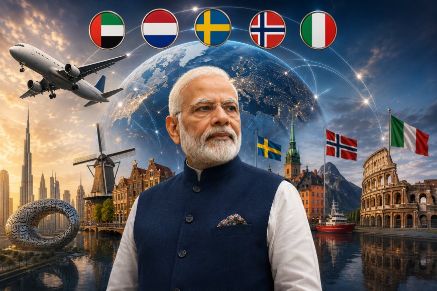 UAE से यूरोप तक PM मोदी का मेगा मिशन... तेल, तकनीक और निवेश, जानें क्या है 5 देशों के दौरे का पूरा मास्टरप्लान?