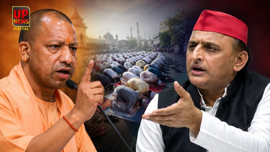 सड़क पर नमाज पढ़ने को लेकर गरमाई सियासत, सीएम योगी की चेतावनी पर अखिलेश यादव का पलटवार, बोले - बीजेपी सबसे अधर्मी पार्टी 