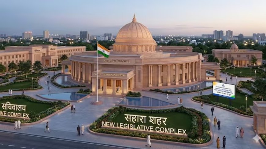 यूपी में बनेगी नई विधानसभा, 245 एकड़ में सहारा शहर की जमीन पर तैयार होगी सत्ता की नई कहानी