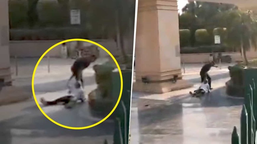 पत्नी से मारपीट का आरोप… जनेश्वर मिश्र पार्क में युवक को गार्ड ने घसीटा, पत्नी-बच्चों के सामने हुआ हंगामा
