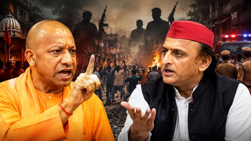 'माफियाओं के सामने नाक रगड़ती थी सपा', मऊ में सीएम योगी का समाजवादी पार्टी पर बड़ा हमला, बोले - रामलीला-यज्ञ रोकने वालों का हश्र रावण-कंस जैसा होगा