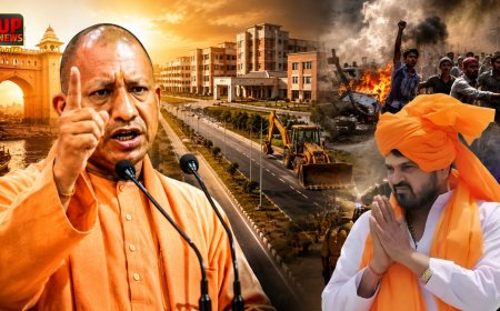 बाहुबली बृजभूषण के गढ़ से सीएम योगी का चुनावी शंखनाद! विकास की सौगात के साथ दंगाइयों को दी चेतावनी, बोले- रंग में भंग डालने वालों का भविष्य भी स्वाहा होगा