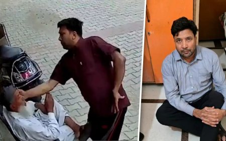 जिस पिता ने उंगली पकड़कर चलना सिखाया, उसी पर बेटे ने हाथ उठाया… बीच सड़क गला दबाने की कोशिश CCTV में कैद हुई घटना