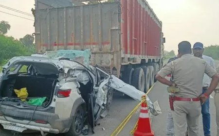 ट्रेनिंग पूरी कर घर लौट रहे थे पुलिस अफसर, बीच रास्ते हुआ ऐसा हादसा... 3 थानेदार समेत 4 की मौत