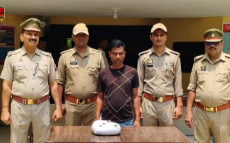 नशे के कारोबार पर अमेठी पुलिस का वार, एक किलो से ज्यादा गांजे के साथ युवक को किया गिरफ्तार, मुखबिर की सूचना पर हुई कार्रवाई  